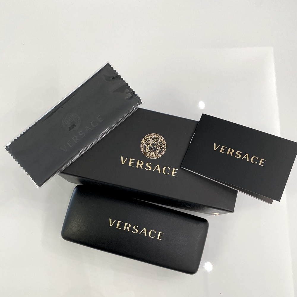 Versace Eyeglass Case and Cleaning Cloth